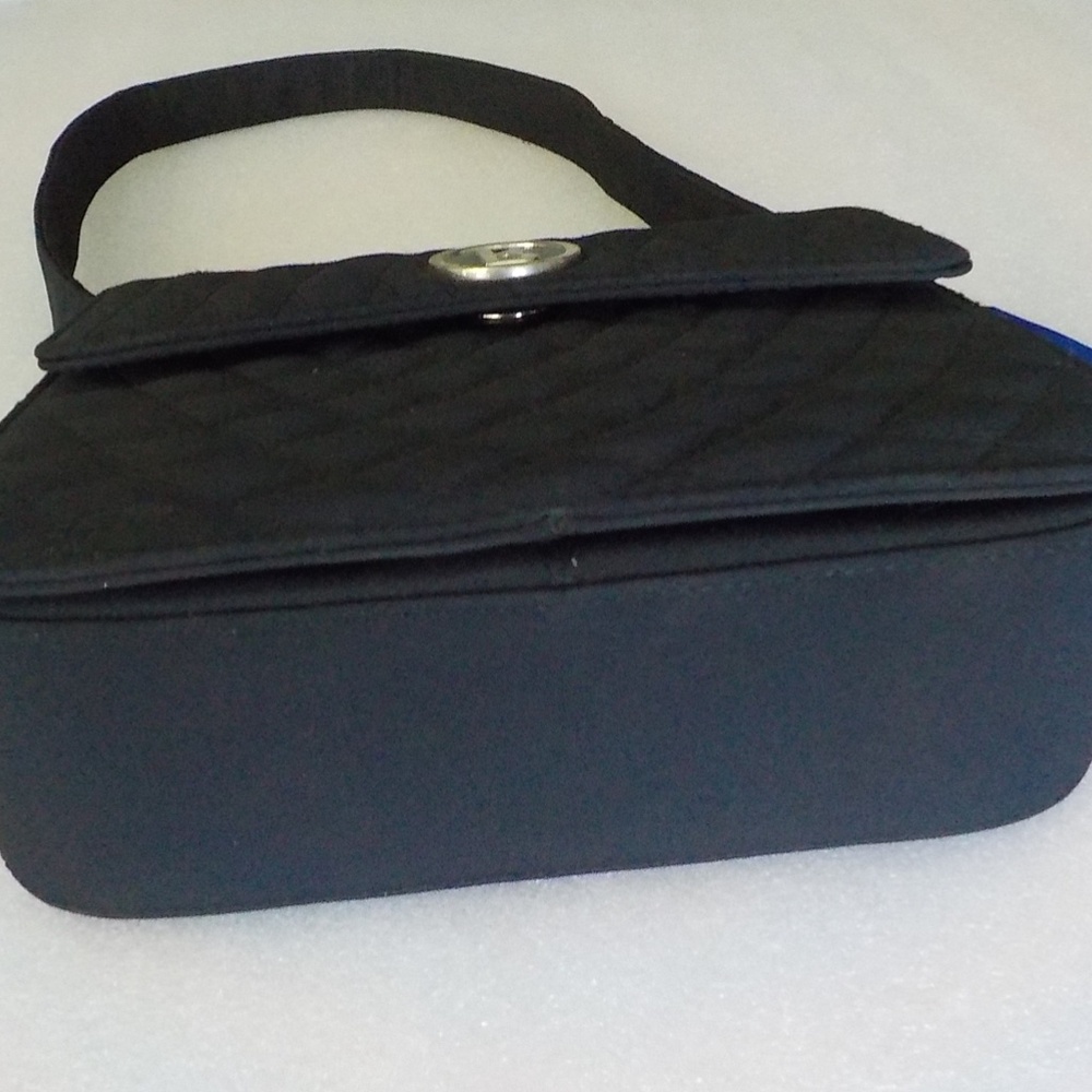 Tosca Black Fabric Shoulder Bag - Picture 7 of 8